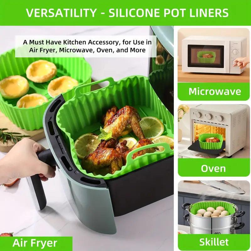 Air Square Tray  - Bandeja de Silicone para  Airfry