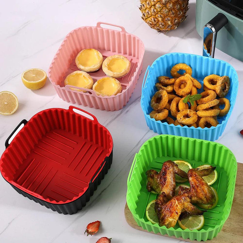 Air Square Tray  - Bandeja de Silicone para  Airfry