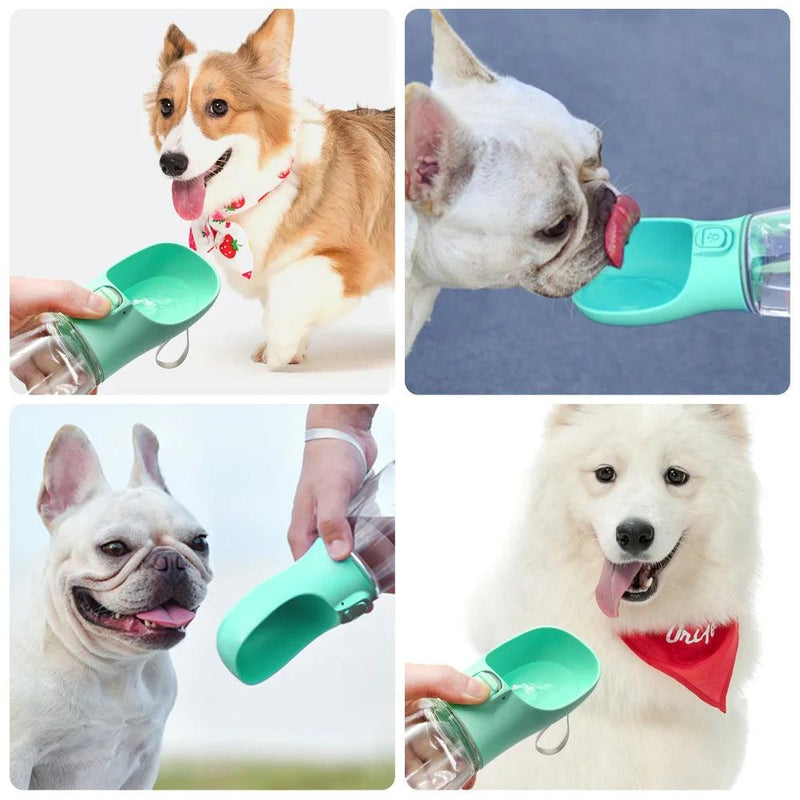 AquaPaws - Garrafa de Água Portátil para Cães e Gatos