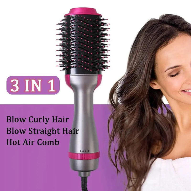 CurlStraight Fusion - Escova Modeladora 3 em 1